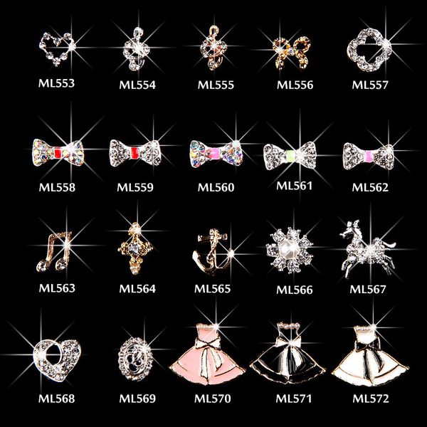 10pcs new crystal k9 nail rhinestone alloy nail art decorations diy glitter jewelry manicure supplies, Silver;gold 
10pcs new crystal k9 nail rhinestone alloy nail art decorations diy glitter jewelry manicure supplies, Silver;gold