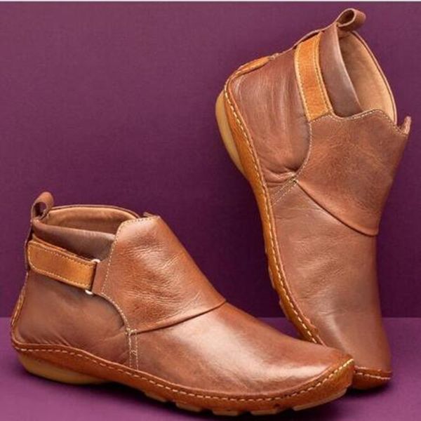 women flats shoes autumn boots women round toe lace up ankle boots wedge vintage pu leather mujer zapatos, Black
women flats shoes autumn boots women round toe lace up ankle boots wedge vintage pu leather mujer zapatos, Black