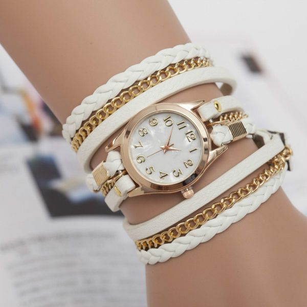 bracelet watch women leather belt hand-woven quartz wrist watch fashion casual popular ing, Slivery;brown
bracelet watch women leather belt hand-woven quartz wrist watch fashion casual popular ing, Slivery;brown