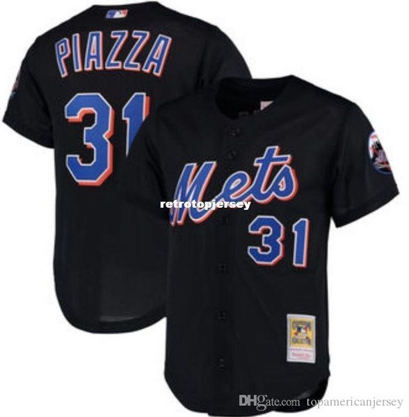 black mitchell & ness new york #31 mike piazza batting practice jersey throwbacks mens stitched baseball jerseys, Black;blue
black mitchell & ness new york #31 mike piazza batting practice jersey throwbacks mens stitched baseball jerseys, Black;blue