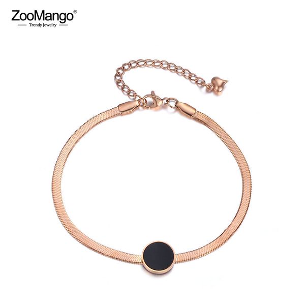 zoomango rose gold round black shell chain & link bracelets bangles jewelry stainless steel charm bracelet for women men zb18003, Golden;silver
zoomango rose gold round black shell chain & link bracelets bangles jewelry stainless steel charm bracelet for women men zb18003, Golden;silver