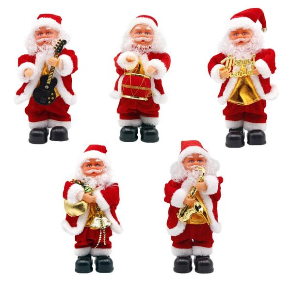 christmas santa claus doll toy electric movable santa toy with musical instrument kids for home xmas happy new year gift 30cm
christmas santa claus doll toy electric movable santa toy with musical instrument kids for home xmas happy new year gift 30cm