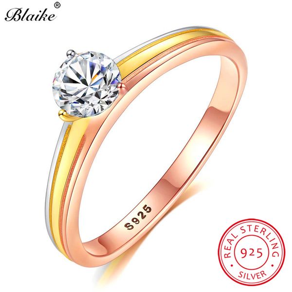 blaike genuine 925 sterling silver rings for women round white sapphire stone wedding bands tricolor zircon engagement ring, Golden;silver
blaike genuine 925 sterling silver rings for women round white sapphire stone wedding bands tricolor zircon engagement ring, Golden;silver