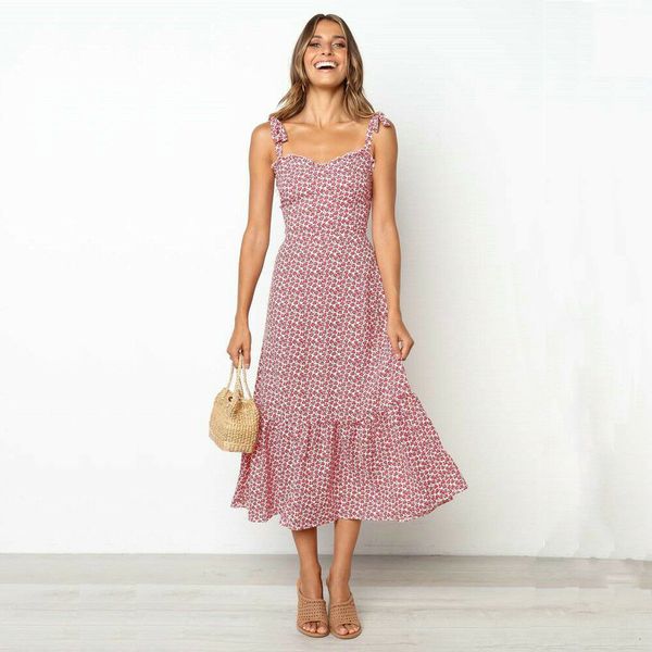 2019 fashion women summer high waist dress new ladies boho floral sleeveless dress holiday summer party beach sundress, Black;gray
2019 fashion women summer high waist dress new ladies boho floral sleeveless dress holiday summer party beach sundress, Black;gray