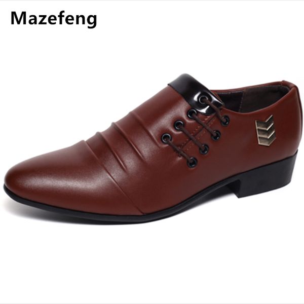mazefeng 2019 new spring men wedding shoes business pointed toe dress shoes leather breathable men casual flats male, Black
mazefeng 2019 new spring men wedding shoes business pointed toe dress shoes leather breathable men casual flats male, Black