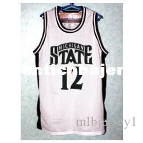 #12 mateen cleaves michigan state bsketball jersey retro throwbacks embroidery stitched customize any size and player name, Black;blue
#12 mateen cleaves michigan state bsketball jersey retro throwbacks embroidery stitched customize any size and player name, Black;blue