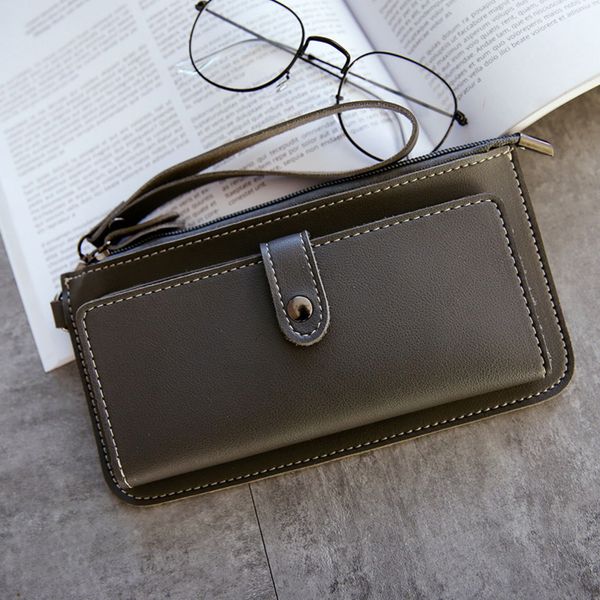 new pu leather long wallet women purse female clutch zipper wallets women money bag pocket card holder, Red;black
new pu leather long wallet women purse female clutch zipper wallets women money bag pocket card holder, Red;black