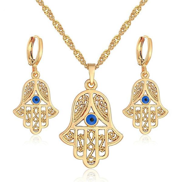 yellow gold colour eyes hamsa filigree fatima hand 18" necklaces & pendants hoop drop earrings jewelry sets for women girls mgljb, Silver
yellow gold colour eyes hamsa filigree fatima hand 18" necklaces & pendants hoop drop earrings jewelry sets for women girls mgljb, Silver