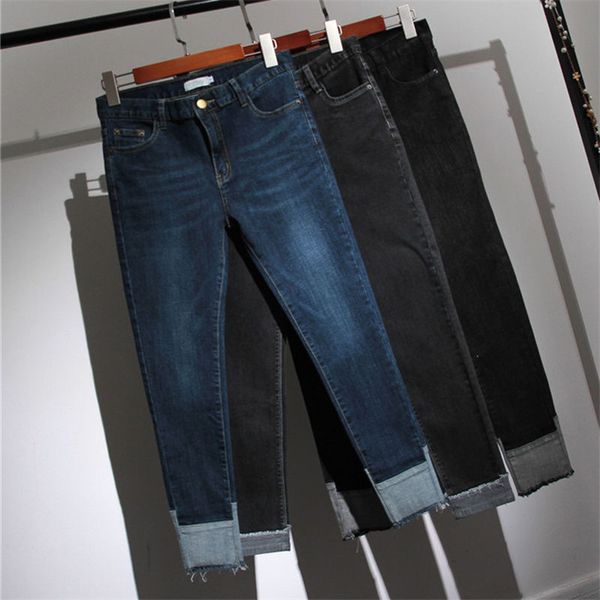 5xl high waist jeans women stretch skinny boyfriend jeans femme casual streetwear plus size denim mom jeans pencil pants q1323, Blue
5xl high waist jeans women stretch skinny boyfriend jeans femme casual streetwear plus size denim mom jeans pencil pants q1323, Blue