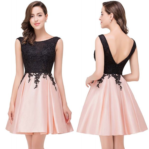 24 hours shipping lovely a-line short cocktail dresses lace backless mini party dresses vestidos coctel robe de cocktail cps363, Black
24 hours shipping lovely a-line short cocktail dresses lace backless mini party dresses vestidos coctel robe de cocktail cps363, Black