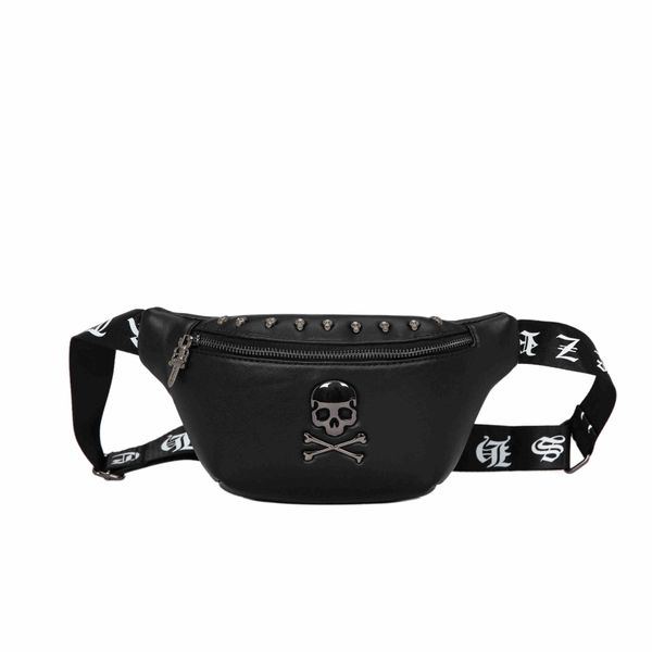 classic rivet skull men waist bag rock women's belt bag black fanny pack male sfot pu leather chest bag female small bum bags
classic rivet skull men waist bag rock women's belt bag black fanny pack male sfot pu leather chest bag female small bum bags