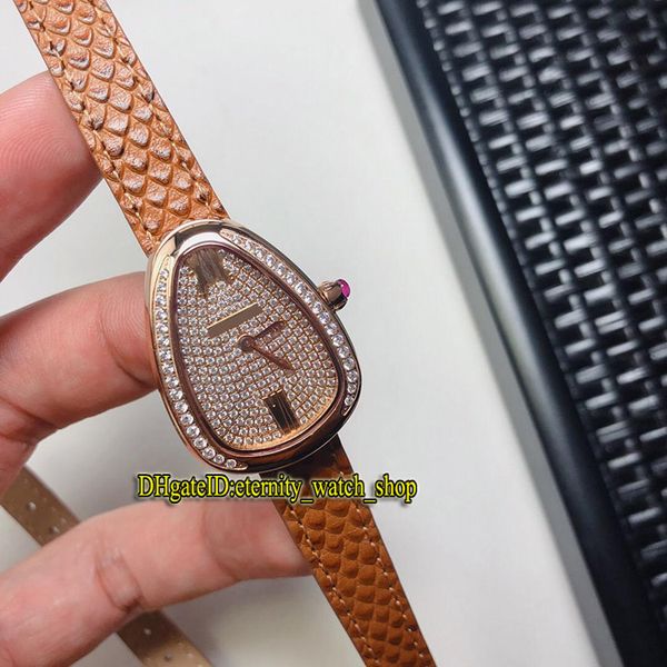 serpenti 103129 rose gold diamonds dial swiss quartz womens watch diamonds bezel brown double circle leather strap lady watches, Slivery;brown
serpenti 103129 rose gold diamonds dial swiss quartz womens watch diamonds bezel brown double circle leather strap lady watches, Slivery;brown