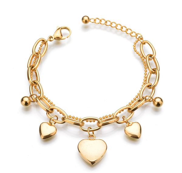 new trendy heart cross roman numerals pendant stainless steel bracelet for female friend gift velvet packaging drop shipping, Black
new trendy heart cross roman numerals pendant stainless steel bracelet for female friend gift velvet packaging drop shipping, Black