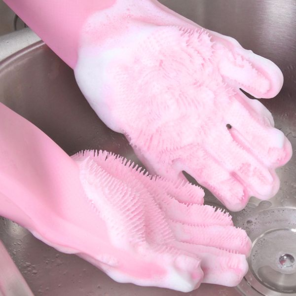 1pair magic silicone dish washing gloves kitchen accessories dishwashing glove household tools for cleaning car pet brush
1pair magic silicone dish washing gloves kitchen accessories dishwashing glove household tools for cleaning car pet brush