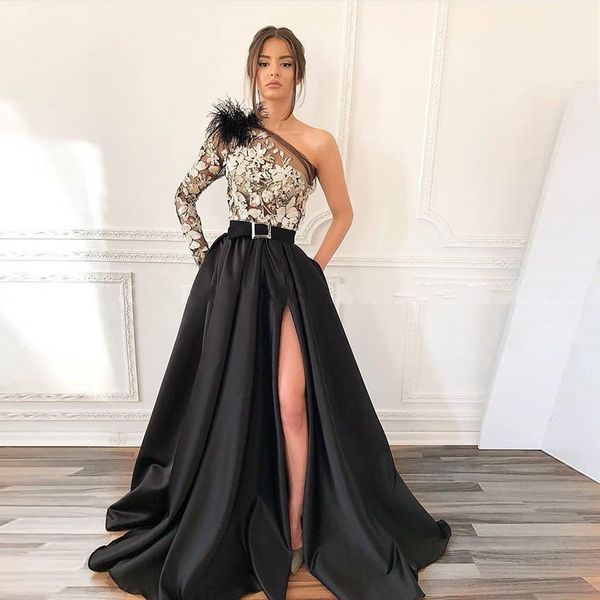 2020 elegant plus size arabic african black and white prom dresses muslim evening gowns long sleeves formal party dress
2020 elegant plus size arabic african black and white prom dresses muslim evening gowns long sleeves formal party dress