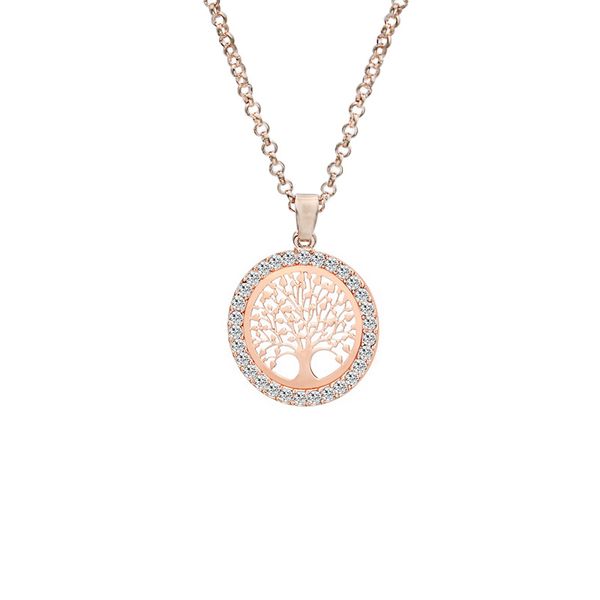 jakongo gold color crystal tree of life charm pendant chain necklace for women's gift friendship necklace 60cm, Silver
jakongo gold color crystal tree of life charm pendant chain necklace for women's gift friendship necklace 60cm, Silver