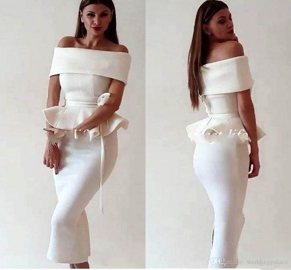 2020 elegant arabic women off shoulder 2018 homecoming dresses mermaid dresses prom dress tea length slit evening party dresses, Blue;pink
2020 elegant arabic women off shoulder 2018 homecoming dresses mermaid dresses prom dress tea length slit evening party dresses, Blue;pink
