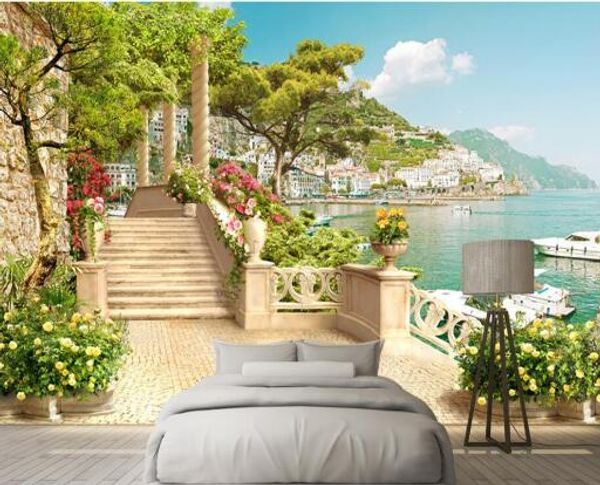 custom wallpaper garden balcony stairway lake view 3d living room bedroom tv sofa background wall mural 3d wallpaper
custom wallpaper garden balcony stairway lake view 3d living room bedroom tv sofa background wall mural 3d wallpaper