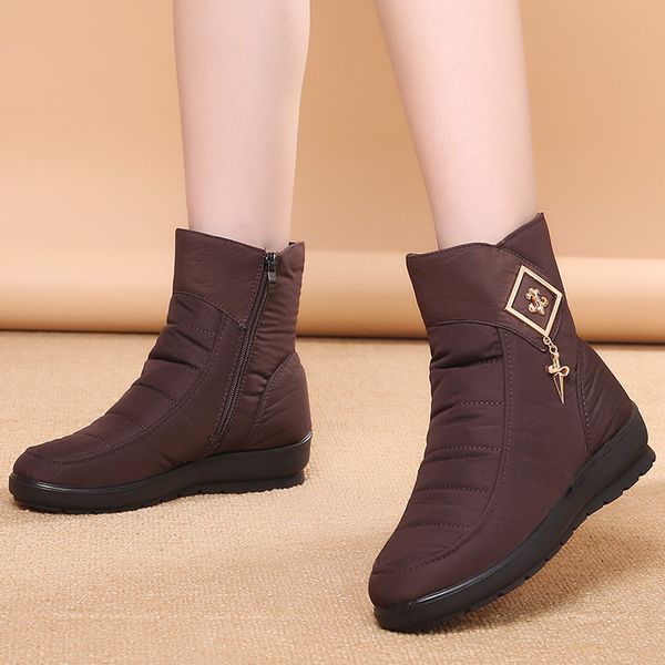 women snow boots winter warm female flat short boots fashion round toe anti-slip casual shoes with fur 5 colors, Black
women snow boots winter warm female flat short boots fashion round toe anti-slip casual shoes with fur 5 colors, Black
