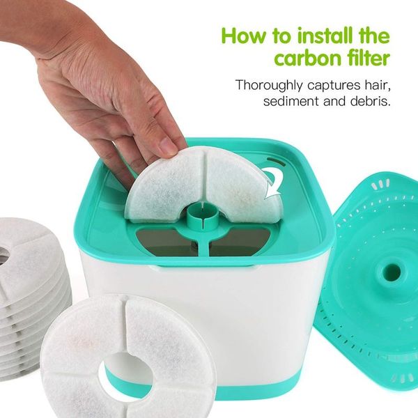 filters for cat fountain-pack of 12, cat fountain filters, suitable for the flower fountains and most same size cat fountains. i
filters for cat fountain-pack of 12, cat fountain filters, suitable for the flower fountains and most same size cat fountains. i