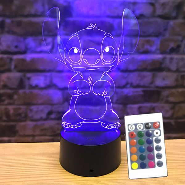 creative stitch 3d night light acrylic panel children table lamp bedside lamp usb 7 colors change bedroom home decor kids gift
creative stitch 3d night light acrylic panel children table lamp bedside lamp usb 7 colors change bedroom home decor kids gift