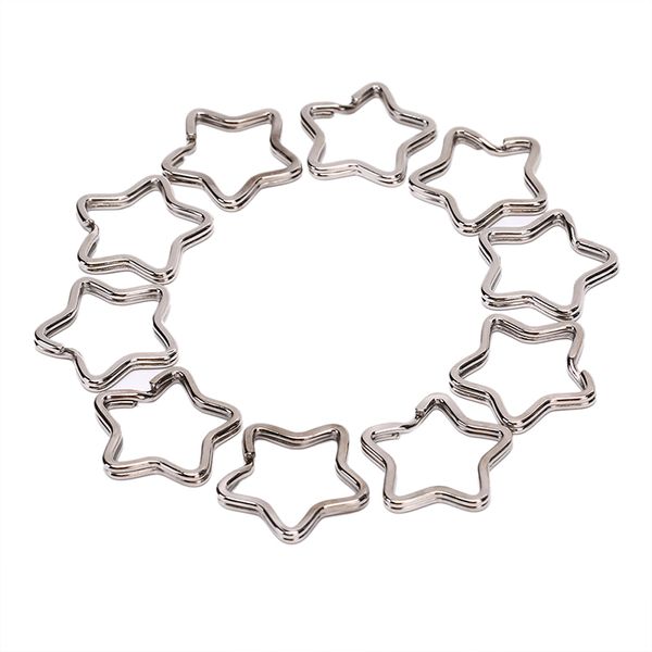 new 10pcs diy key chain accessories keyring key ring star style nickel plated steel gift
new 10pcs diy key chain accessories keyring key ring star style nickel plated steel gift