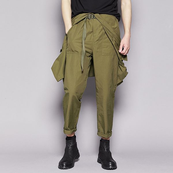 jumpsuit men rompers one piece overalls cotton mens runway pockets designer short sleeve casual fashion hip hop pants plus size, Black
jumpsuit men rompers one piece overalls cotton mens runway pockets designer short sleeve casual fashion hip hop pants plus size, Black