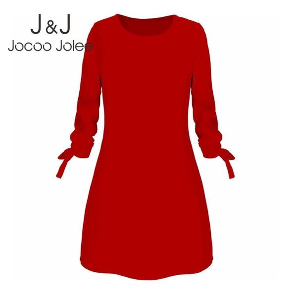jocoo jolee casual one piece loose dress summer 3/4 sleeve o neck elegant chiffon dress female beach plus size vestidos, Black;gray
jocoo jolee casual one piece loose dress summer 3/4 sleeve o neck elegant chiffon dress female beach plus size vestidos, Black;gray