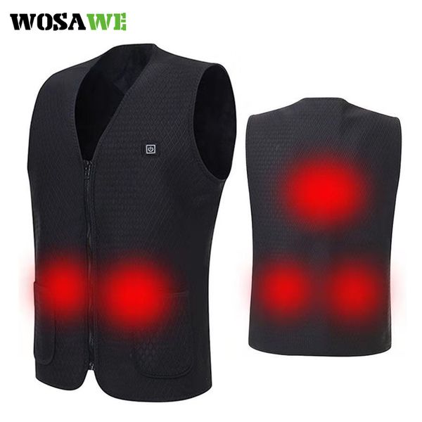 usb infrared heating vest bike jacket men women winter flexible electric thermal waistcoat running fishing hiking cycling vest, Black
usb infrared heating vest bike jacket men women winter flexible electric thermal waistcoat running fishing hiking cycling vest, Black