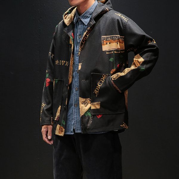 2019 ulzzang harajuku hooded jacket for men veste male streetwear outerwear coat hombre hip hop creative design casual clothes, Black;brown
2019 ulzzang harajuku hooded jacket for men veste male streetwear outerwear coat hombre hip hop creative design casual clothes, Black;brown
