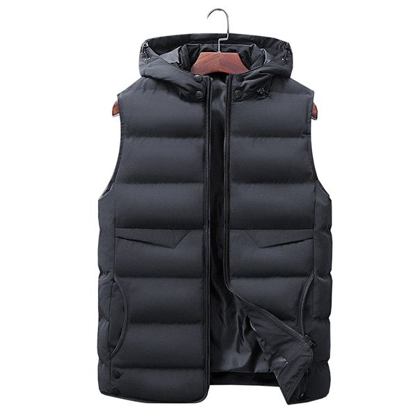 men's hooded vest 2019 new fashion brand autumn winter warm sleeveless jacket casual male windproof waistcoat size -3xl, Black;white
men's hooded vest 2019 new fashion brand autumn winter warm sleeveless jacket casual male windproof waistcoat size -3xl, Black;white
