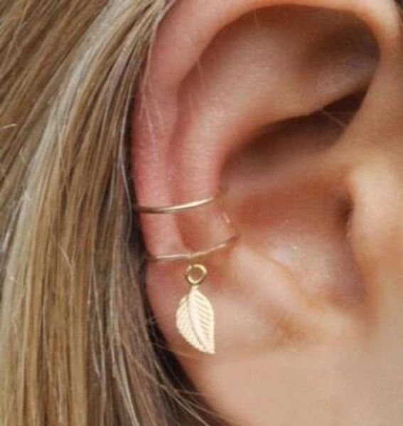 fashion no pierced ear clip cuff wrap earrings leaf feather pendant non-piercing clip earrings for women party statement jewelry, Silver
fashion no pierced ear clip cuff wrap earrings leaf feather pendant non-piercing clip earrings for women party statement jewelry, Silver
