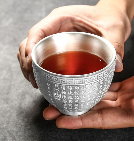 140ml large silver tea cup master cup sample kung fu tea cup with silver inlay origin of dehua
140ml large silver tea cup master cup sample kung fu tea cup with silver inlay origin of dehua