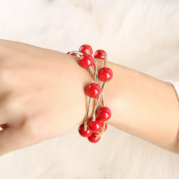 fashion multi layer bohemian bracelet with red simulated pearl for women wedding party jewelry summer beach style bijoux gift, Black
fashion multi layer bohemian bracelet with red simulated pearl for women wedding party jewelry summer beach style bijoux gift, Black