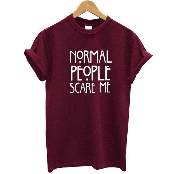 womens designer clothes designer shirt women maroon t shirt cotton normal people scare me printed tshirt women summer tumblr mujer, White
womens designer clothes designer shirt women maroon t shirt cotton normal people scare me printed tshirt women summer tumblr mujer, White