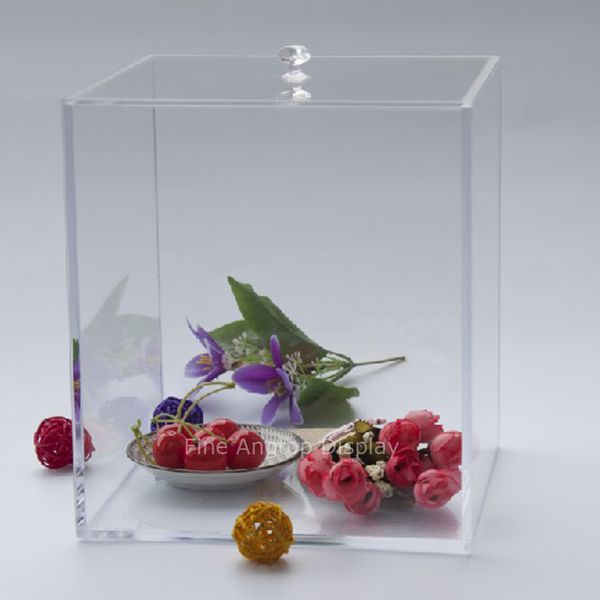 beauty clear acrylic cube makeup jewelry holder display box with removable cover 15x15x15cm, Black
beauty clear acrylic cube makeup jewelry holder display box with removable cover 15x15x15cm, Black