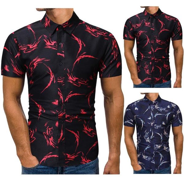 men's casual shirts hawaiian style men floral print short sleeve summer hawaii holiday loose stand callor camisa hombre, White;black
men's casual shirts hawaiian style men floral print short sleeve summer hawaii holiday loose stand callor camisa hombre, White;black
