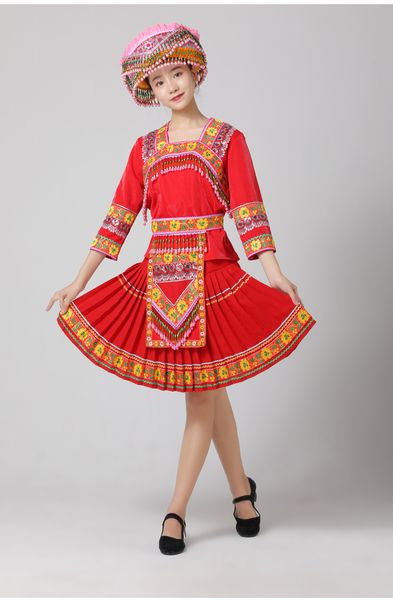 asia traditional women hmong miao clothing ethnic costume retro red ceremony dress festival stage performance wear, Black;red
asia traditional women hmong miao clothing ethnic costume retro red ceremony dress festival stage performance wear, Black;red