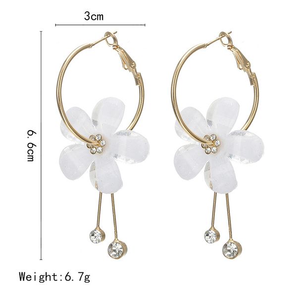 va-78 korean statement acrylic earrings crystal transparent flowers tassel earrings for women fashion jewelry oorbellen brincos, Golden;silver
va-78 korean statement acrylic earrings crystal transparent flowers tassel earrings for women fashion jewelry oorbellen brincos, Golden;silver