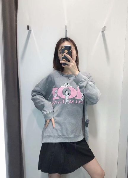 2019 autumn new women's digital printing dalmatians women's round neck pullover long-sleeved shirt -27 072, Black
2019 autumn new women's digital printing dalmatians women's round neck pullover long-sleeved shirt -27 072, Black