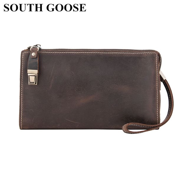 south wallet 100% genuine leather men's wallets long clutch handy bag male business cow leather purse with lock, Red;black
south wallet 100% genuine leather men's wallets long clutch handy bag male business cow leather purse with lock, Red;black