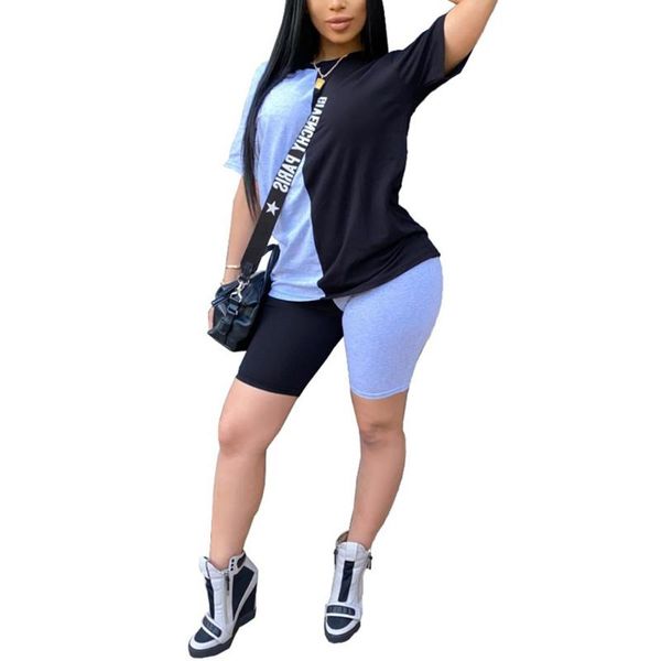 2 piece outfits for women tracksuit ladies casual short sleeve t-shirt shorts workout suit fashion clothing set 2020, White
2 piece outfits for women tracksuit ladies casual short sleeve t-shirt shorts workout suit fashion clothing set 2020, White