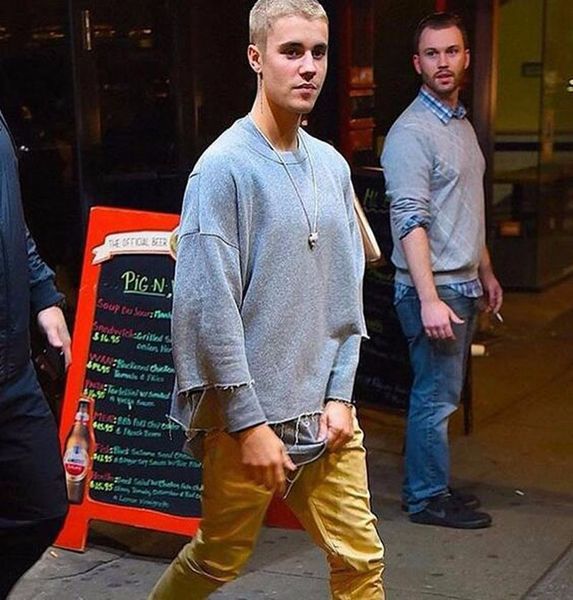 rock hip hop t shirt justin bieber fear of god kanye west oversized tee shirts three quarter sleeve, White;black
rock hip hop t shirt justin bieber fear of god kanye west oversized tee shirts three quarter sleeve, White;black