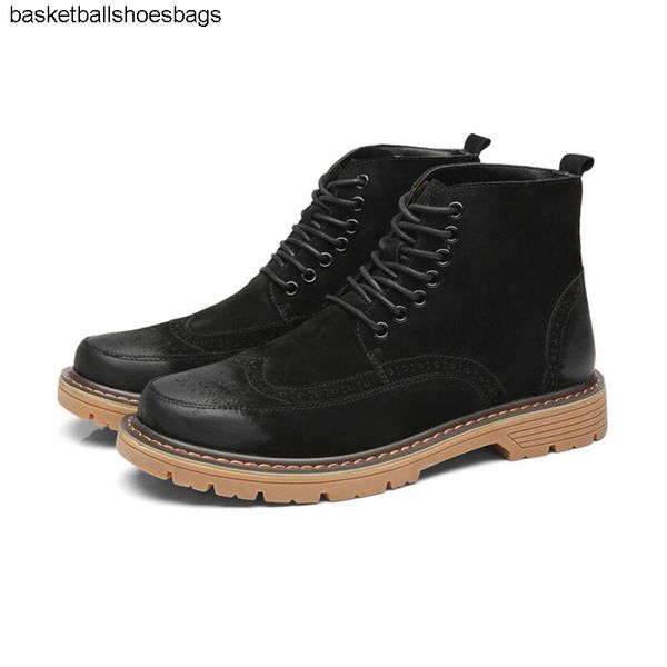 men boots martin sale-new leather bullock man western boots lace-up male leisure shoes oxford sole ankle boots, Black
men boots martin sale-new leather bullock man western boots lace-up male leisure shoes oxford sole ankle boots, Black