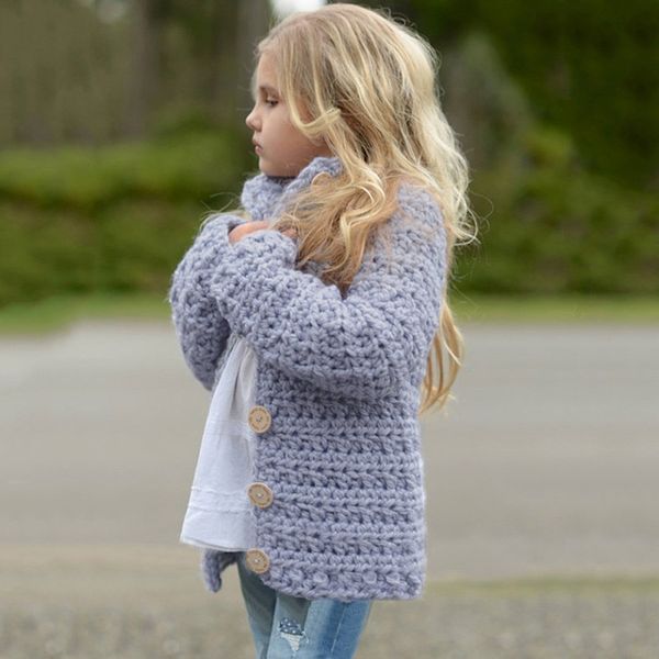 2018 girls sweater toddler kids baby girls outfit clothes button knitted cardigan coat baby girl winter clothes, Blue
2018 girls sweater toddler kids baby girls outfit clothes button knitted cardigan coat baby girl winter clothes, Blue