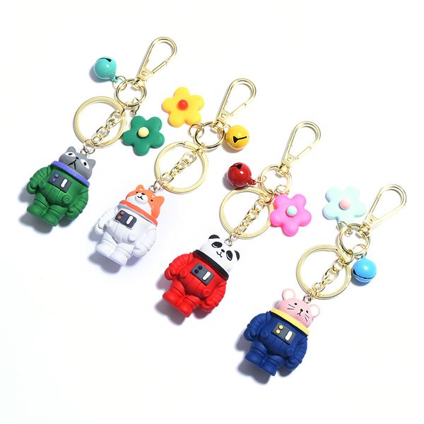 resin astronaut animal keychain key chains decorative pendants for girl bags car key accessories, Silver
resin astronaut animal keychain key chains decorative pendants for girl bags car key accessories, Silver