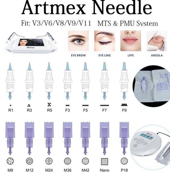20 pcs set tattoo needle cartridges for permanent makeup tattoo machine artmex v6,v8,v9,v11 models available size tattoo needles
20 pcs set tattoo needle cartridges for permanent makeup tattoo machine artmex v6,v8,v9,v11 models available size tattoo needles