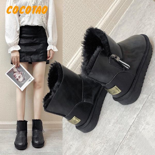 snow boots women waterproof non-slip thick bottom boots 2019 autumn and winter new plus velvet warm thick cotton women, Black
snow boots women waterproof non-slip thick bottom boots 2019 autumn and winter new plus velvet warm thick cotton women, Black