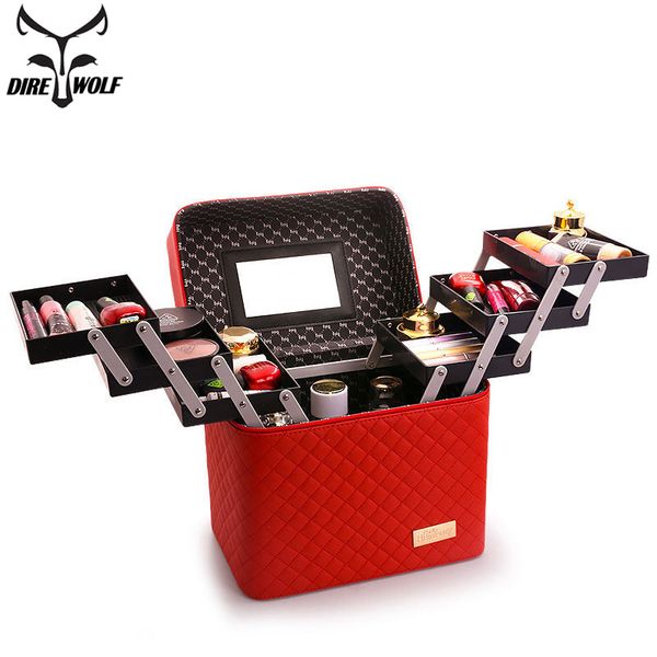 women multi-layer makeup bag large capacity professional cosmetic bag organizer for cosmetics fashion toiletry bags suitcases t200106
women multi-layer makeup bag large capacity professional cosmetic bag organizer for cosmetics fashion toiletry bags suitcases t200106