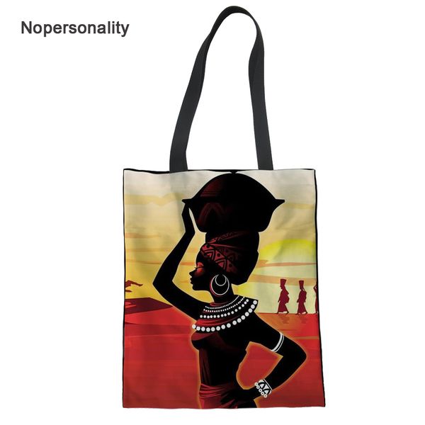 nopersonality women canvas handbags art african women shopper tote bag eco foldable female ladies linen shopping bags
nopersonality women canvas handbags art african women shopper tote bag eco foldable female ladies linen shopping bags